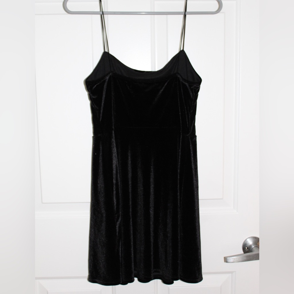 Urban Outfitters Black Velvet Dress